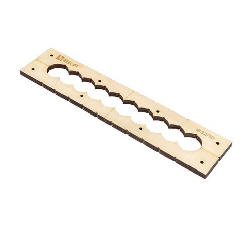 Шаблон для групповых отверстий c 10 отв. диам. 32 мм  sh-d32-10  EKF