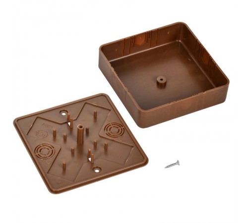 Коробка распределительная КМ для о/п 100х100х29мм дуб  UKO10-100-100-029-K24-E  IEK