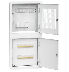 ITK LINEA R встр. двухсек. 1 ком. 400х850мм дв. мет. белый  LR16-4H81-M-FR1  ITK