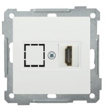 BOLERO белый Розетка HDMI РHDMI-0-Б  EHB10-K01  IEK