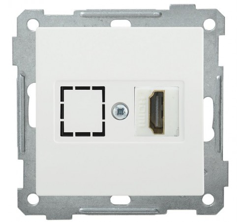 BOLERO белый Розетка HDMI РHDMI-0-Б  EHB10-K01  IEK