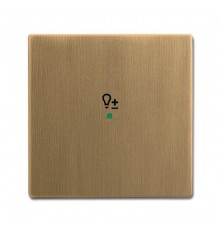 SRD-1-840 Клавиша одинарная free@home, светорегулятор, Династия, латунь античная6220-0-0375 ABB