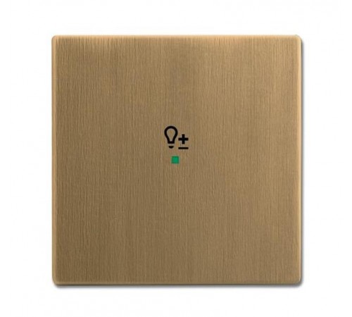 SRD-1-840 Клавиша одинарная free@home, светорегулятор, Династия, латунь античная6220-0-0375 ABB