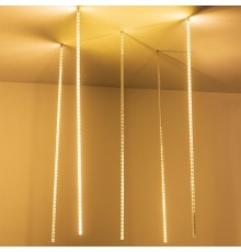 Светодиодная гирлянда ARD-ICEFALL-CLASSIC-D12-1000-5PCS-CLEAR-120LED-LIVE WARM (230V, 11W)  026055  Arlight