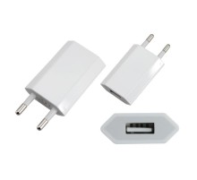 Сетевое зарядное устройство iPhone/iPod USB белое (СЗУ) (5 V, 1000 mA)  18-1194  REXANT