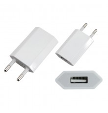 Сетевое зарядное устройство iPhone/iPod USB белое (СЗУ) (5 V, 1000 mA)  18-1194  REXANT