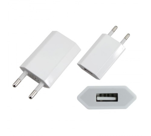 Сетевое зарядное устройство iPhone/iPod USB белое (СЗУ) (5 V, 1000 mA)  18-1194  REXANT