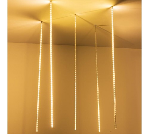 Светодиодная гирлянда ARD-ICEFALL-CLASSIC-D12-1000-5PCS-CLEAR-120LED-LIVE WARM (230V, 11W)  026055  Arlight
