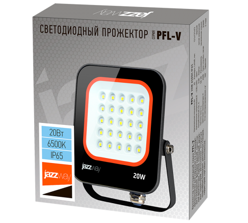 Прожектор светодиодный PFL- V 20w 6500K IP65 Jazzway  .5039698  Jazzway