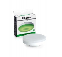 Лампа cветодиодная, (12W) 230V GX53 зеленая, LB-455  48560  FERON
