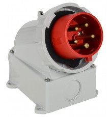 Вилка стационарная ССИ-5252 32А-6ч 380В 3P+PE+N IP67  PSR52-032-5-0-67  IEK