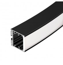 Профиль SL-ARC-3535-D1500-W90 BLACK (1180мм, дуга 1 из 4)  026599  Arlight
