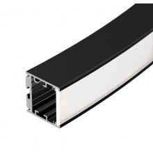 Профиль SL-ARC-3535-D320-W90 BLACK (260мм, дуга 1 из 4) (Arlight, Алюминий)  032678  Arlight