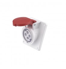 Розетка скрытой установки с наклоном  IP44 16А 3P+E 400В  DIS4131666  DKC