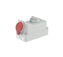 Розетка наружной уст. с механической блокировкой и боковым расположением разъема IP44 32А 3P+E 400В  DIS5603286  DKC