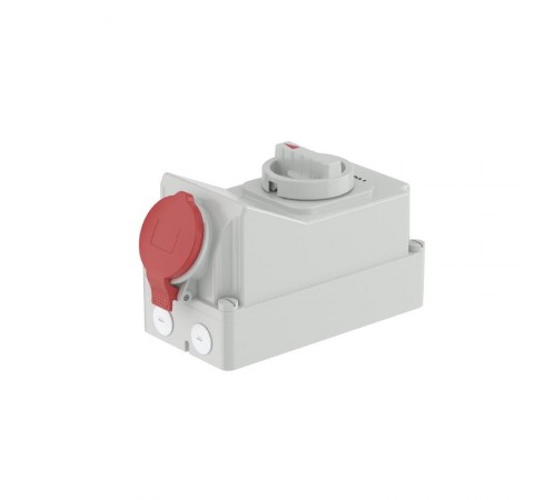 Розетка наружной уст. с механической блокировкой и боковым расположением разъема IP44 32А 3P+E 400В  DIS5603286  DKC