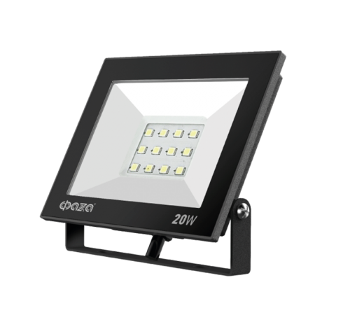 Прожектор светодиодный СДО-20  20w 6500K BL IP65 230V   .5047266  ФАZA