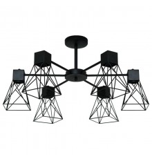 Светильник "Дельта" 161 черн.муар НПБ 01-6х60-118 Е27  1005404785  Элетех