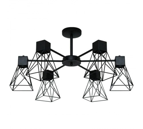 Светильник "Дельта" 161 черн.муар НПБ 01-6х60-118 Е27  1005404785  Элетех