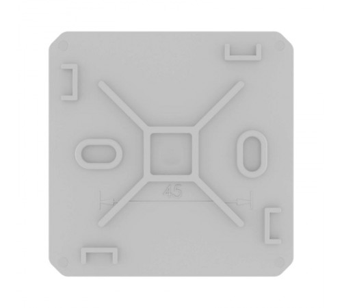 Коробка распределительная с 8+2 кабельными вводами д.20/20мм, IP55, 70х70х40мм  53770  DKC