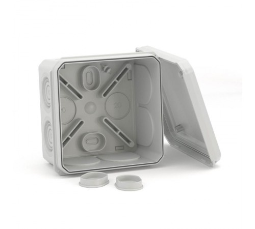 Коробка распределительная с 8+2 кабельными вводами д.20/20мм, IP55, 70х70х40мм  53770  DKC