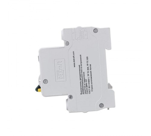 Автоматический выключатель дифференциального тока АВДТ 1Р+N 40А 30мА тип AC х-ка C ДИФ-103 4.5кА  16056DEK  DEKraft