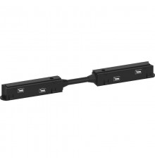 Соединитель-коннектор для низковольтного шинопровода, черный, LD3003  41973  FERON