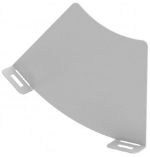 Перегородка разд. 100мм пов. верт. внут. 45град RAL 9016  CRP50-0-45-100-9016  IEK