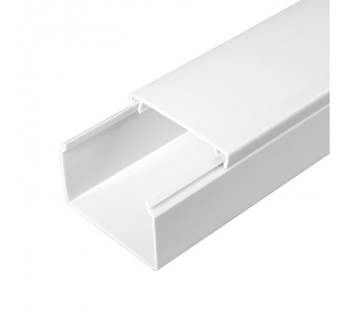 Кабель-канал белый 60х40 (40м/уп) 2-й замок в п/э  PR.0560401  Промрукав