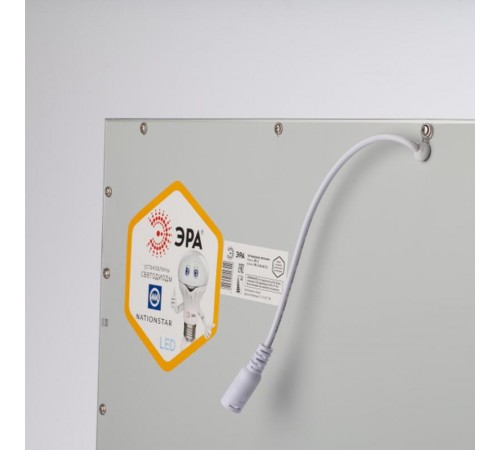 Светильник светодиодный ультратонкий с драйвером 40вт 2800Лм 4000К IP40 595x595x8 белая SPL-8-40-4K-W-SET (уп 6 шт)  Б0043080  ЭРА