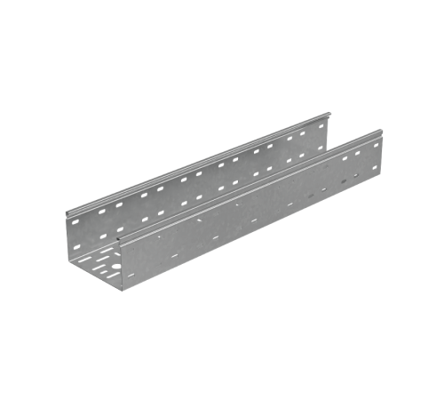 Лоток перф. 100х150х0,7 L2000 мм "Стандарт ПЛЮС" INOX304  LPEplus100-150-0.7-2000 INOX304  КМ-Профиль