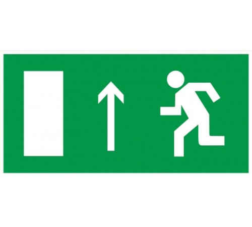 Пиктограмма (наклейка) . 200х100 мм "Напр. к эвак. выходу прямо"  YPC30-2010NEV-PRM  IEK