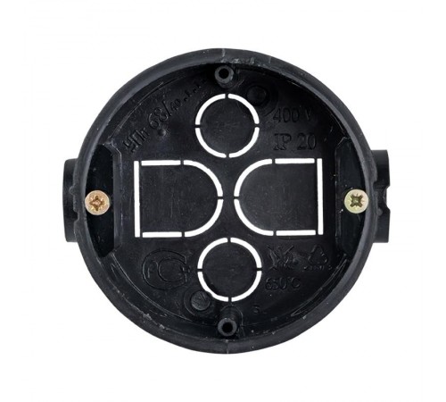 Коробка установочная 71х42 со стыковочными узлами КМТ-010-044 с саморезами  plc-kmt-010-044  EKF