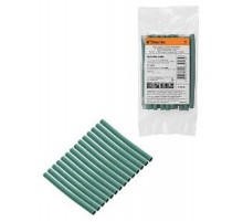 Набор трубок термоусаживаемых, не поддерживающих горение, клеевых, длиной 10 см ТТкНГ(3:1) "Моноцвет, зелёный 4,8/1,5 "  SQ0548-2604  TDM