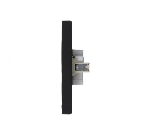 AtlasDesign Карбон Розетка без заземления двойная, 16А, (в сборе с рамкой)  ATN001020  SE