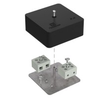 Коробка огнестойкая для кабель-канала 40-0450-FR10.0-4 Е15-Е120 RAL9005 75х75х30 (87 шт/кор) черная  40-0450-9005-FR10.0-4  Промрукав