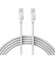 Кабель Type-C - Type-C 2,4A/1m/PVC/white/REXANT 18-1835  REXANT