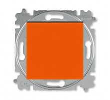 ABB Levit Оранжевый / дымчатый чёрный Выключатель 1-кл. двухполюсный  3559H-A02445 66W  2CHH590245A6066  ABB