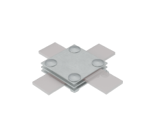 Соединитель крестообразный для полосы до 30 мм с 3 пластинами CU  3XS-B30 CU  КМ-профиль