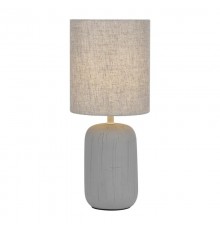 Настольная лампа Ramona 7041-502 1 * Е14 40 Вт керамика серая  Б0053452  Rivoli