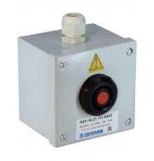 ПКУ-15-21.111-54У2 (ВК30-10-11110-54(1з+1р) красная + PG-13,5), пост управления (ЭТ)  ET054942  Электротехник