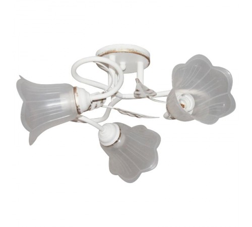 Светильник "Бонни" 131 бел.зол. (плафон П0472) НПБ 01-3х60-205 Е27  1005404778  Элетех