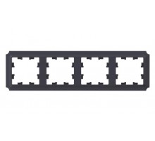 AtlasDesign Antique Рамка 4-ая, универсальная, Карбон  ATN101004  SE