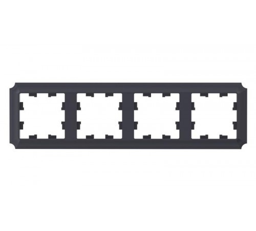 AtlasDesign Antique Рамка 4-ая, универсальная, Карбон  ATN101004  SE