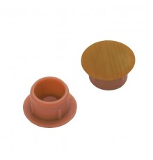 Заглушка декоративная 10 мм дуб (35 шт) - пакет   108871  Tech-KREP