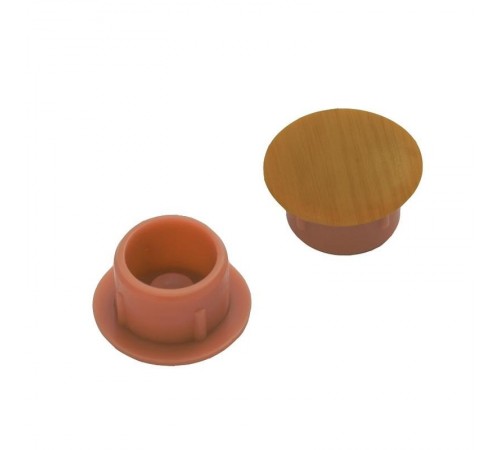 Заглушка декоративная 10 мм дуб (35 шт) - пакет   108871  Tech-KREP