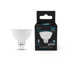 Лампа светодиодная MR16 9W 830lm 6500K GU5.3 LED 1/10/100  101505309  Gauss