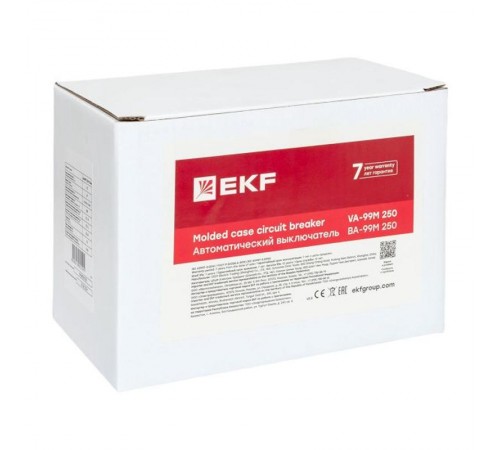 Выключатель автоматический ВА-99М 250/225А 3P 25кА EKF Basic  mccb99-250-225m  EKF