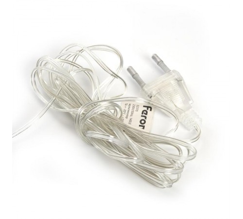 Гирлянда елочная  140 диодов  мульти, CL90  7 веток (2м) + 1.5м зеленый шнур, IP20  32370  FERON