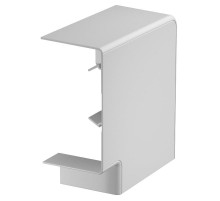 Плоский угол кабельного канала Rapid 80 70x130 мм (ABS-пластик,светло-серый) (GK-FH70130LGR)  6274422  OBO Bettermann